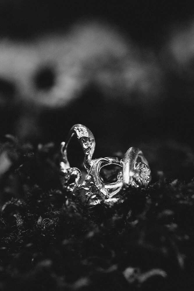 Unique Wedding Rings Formed By The Glaciers Of Mont Blanc - Chamonix