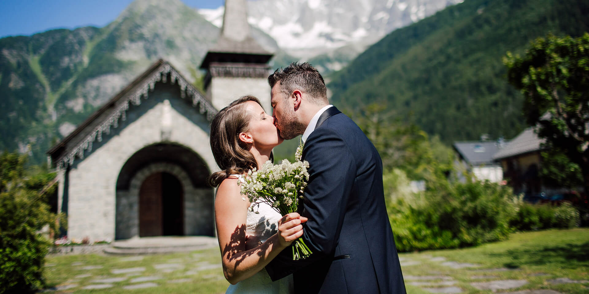 intimate destination wedding in chamonix french alps