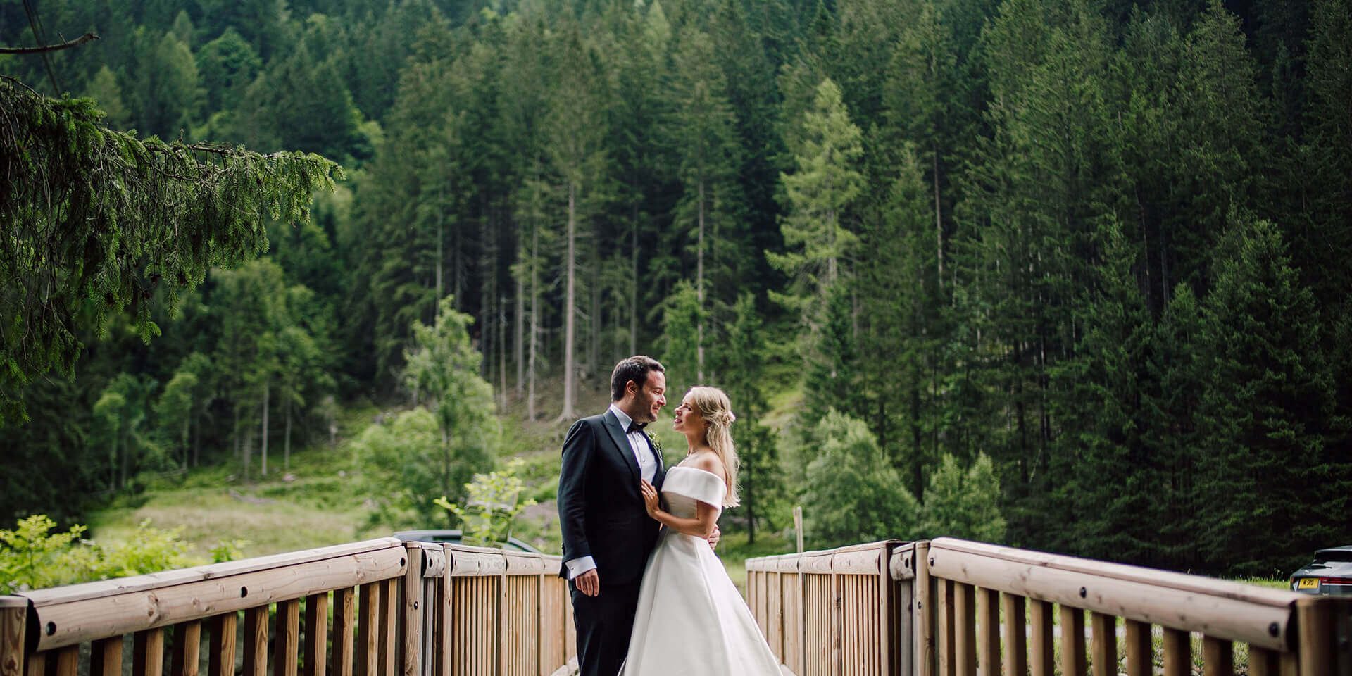 wedding in chamonix with a couple getting married in the alps