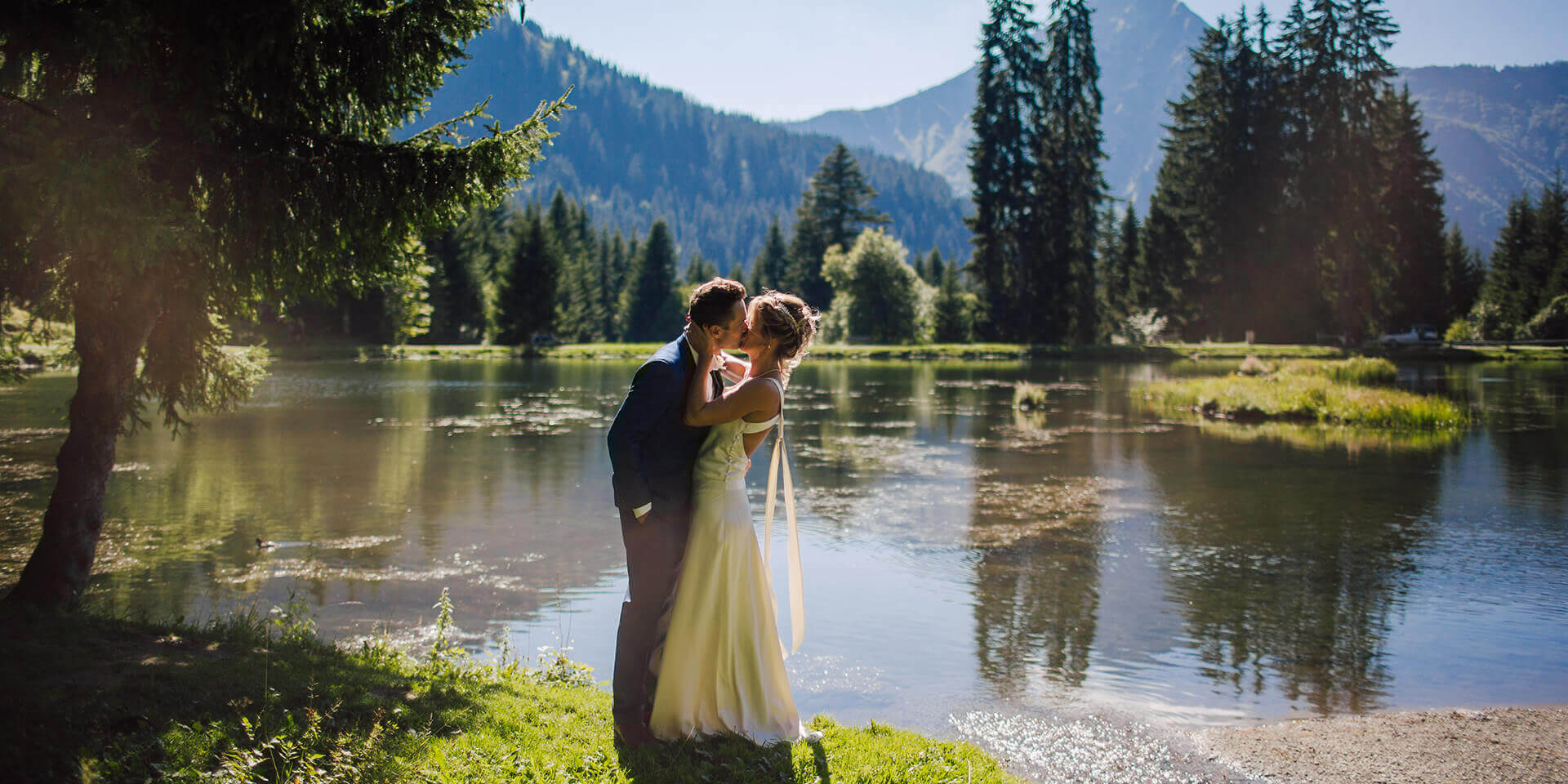 mountain wedding in the french alps