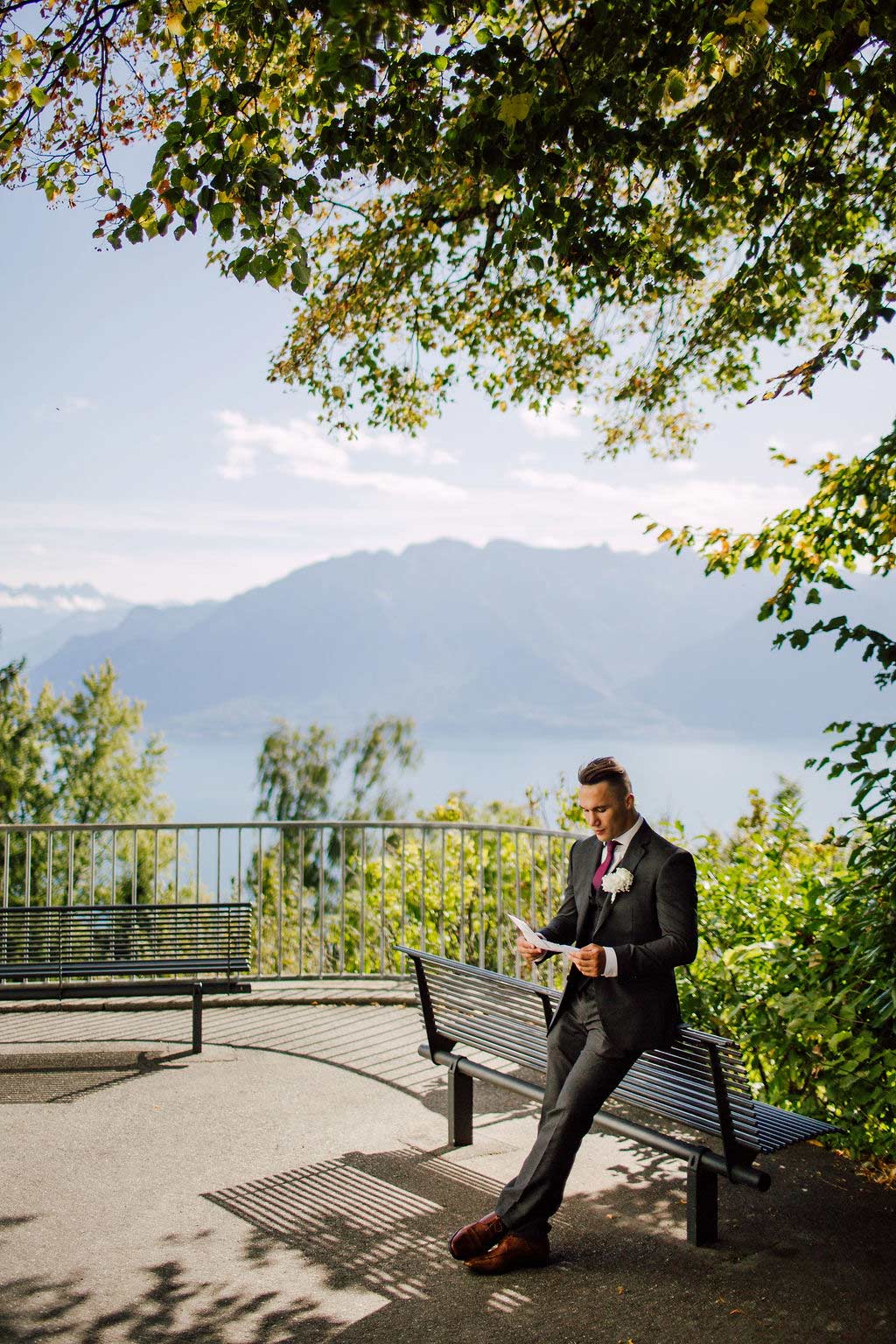 Wedding ceremony in Switzerland